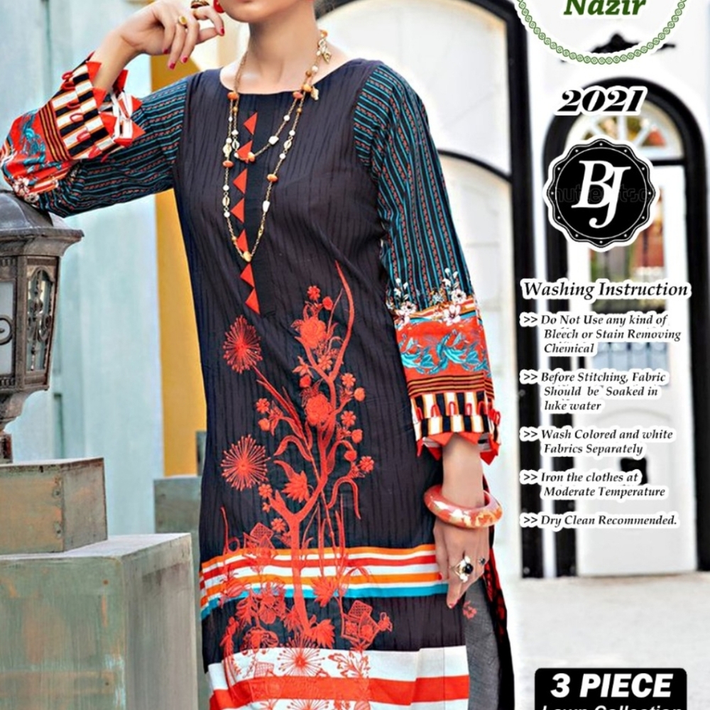 Stitched Ladies 3 Piece Dress by Sobia Nazir